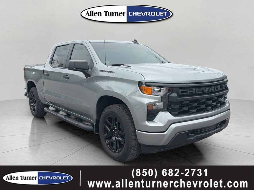 Used 2026 Sterling Gray Metallic Chevrolet Custom image 1