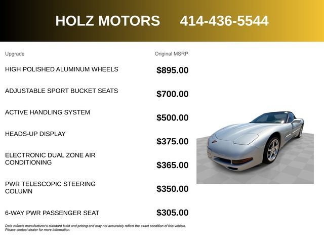 Used 2000 Sebring Silver Metallic Chevrolet 2dr Convertible image 5