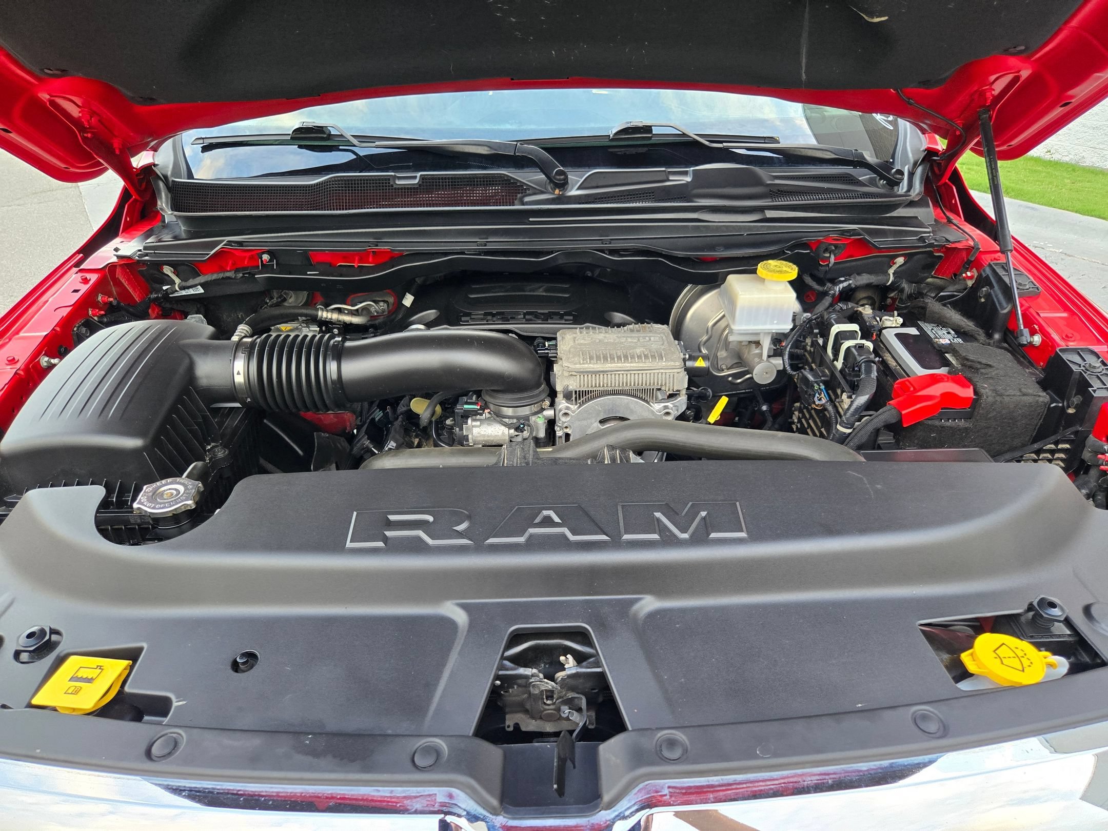 Used 2024 Flame Red Clearcoat RAM Laramie image 19