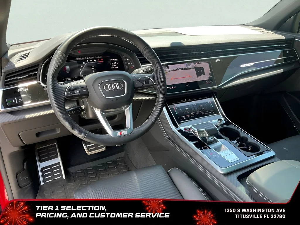 Used 2025 Red Audi 4.0T Premium Plus image 32