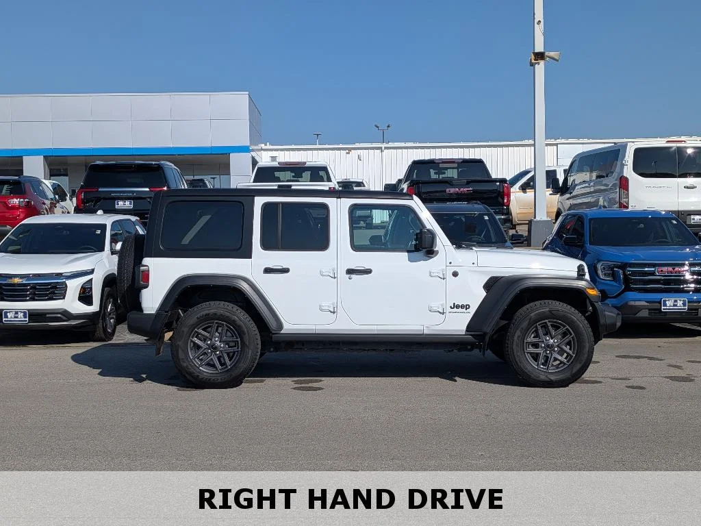 Used 2024 Bright White Clearcoat Jeep Sport RHD image 2
