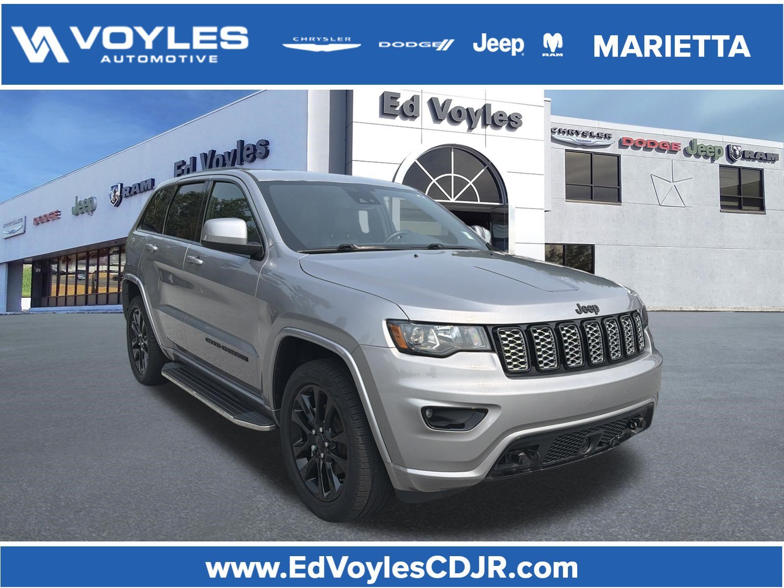 Used 2020 Billet Silver Metallic Clearcoat Jeep Altitude image 1