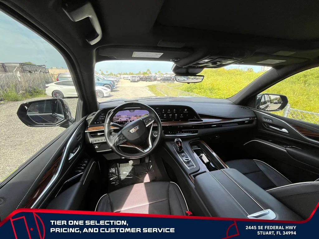 Used 2024 Galactic Gray Metallic Cadillac Premium Luxury image 28