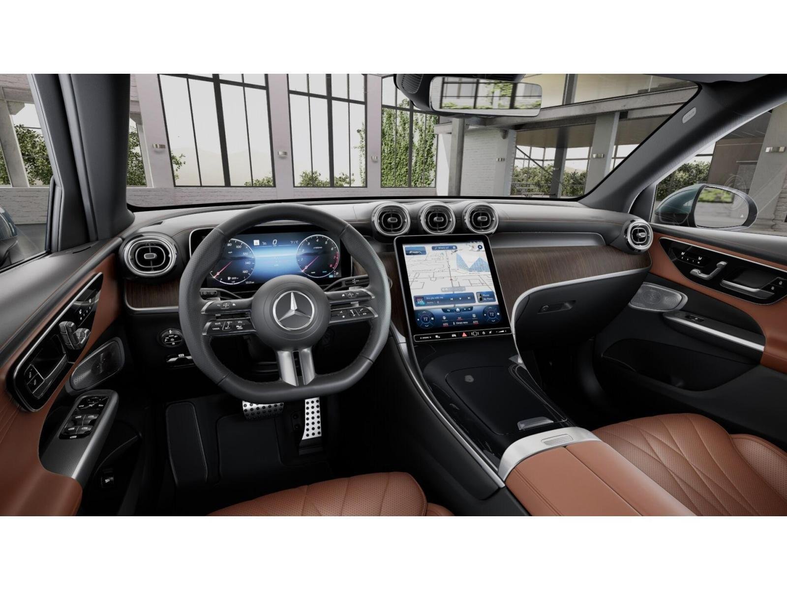 New 2027 Verde Silver Metallic Mercedes-Benz GLC300 image 2