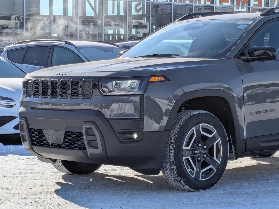 New 2026 Grey Jeep Laredo - - 4x4 - Adaptive Cruise - 12.3 Display - Heated Seats/Wheel - Compact Spare Tire & More! image 12