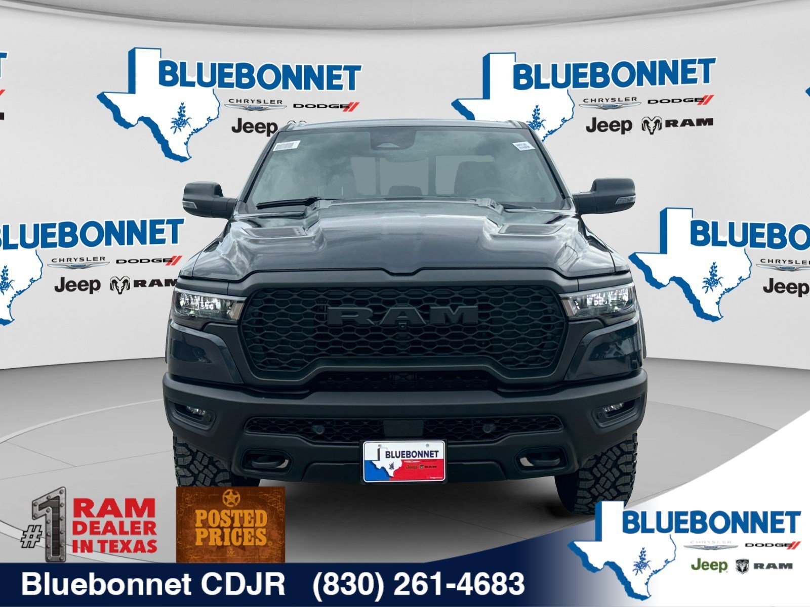 New 2027 Forged Blue Metallic Exterior Paint RAM Rebel image 2