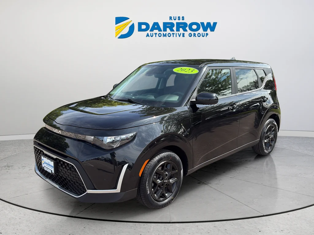 Used 2023 Black Kia LX image 1