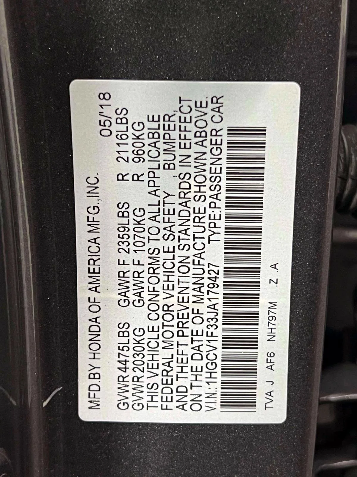 2018 Honda Accord Sport - Photo 19