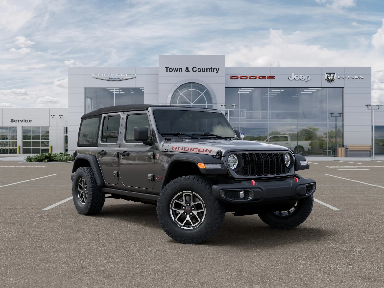 New 2026 Granite Crystal Metallic Clear-Coat Exterior Paint Jeep Rubicon image 26