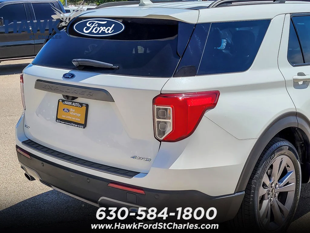 Certified Used 2023 White Metallic Ford XLT image 5
