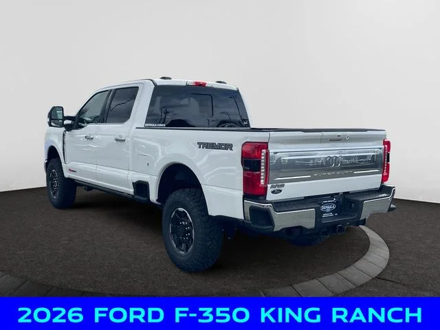 New 2026 White Ford King Ranch image 3