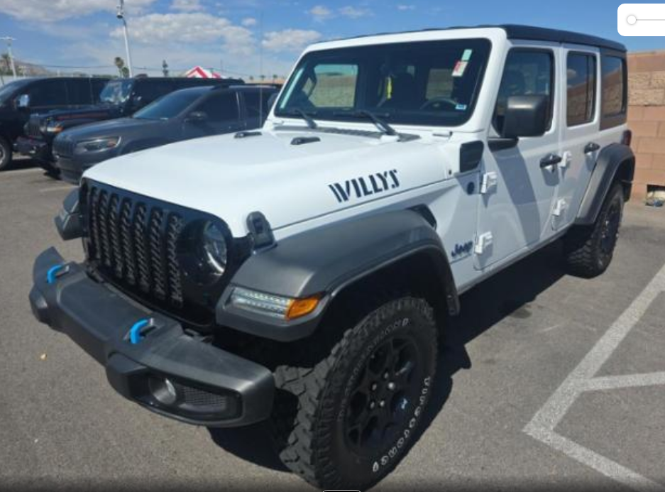 Used 2023 White Jeep Willys 4xe image 1
