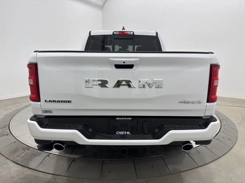 New 2026 Bright White Clear-Coat Exterior Paint RAM Laramie image 6
