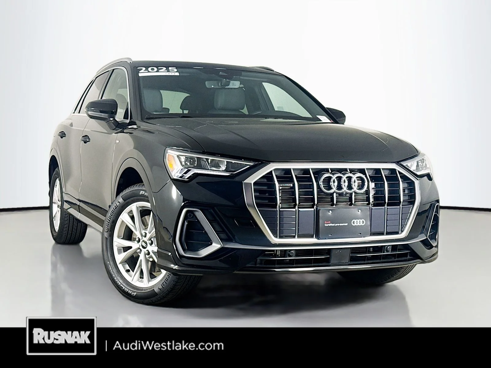 Certified Used 2025 Black Audi Premium Plus image 1