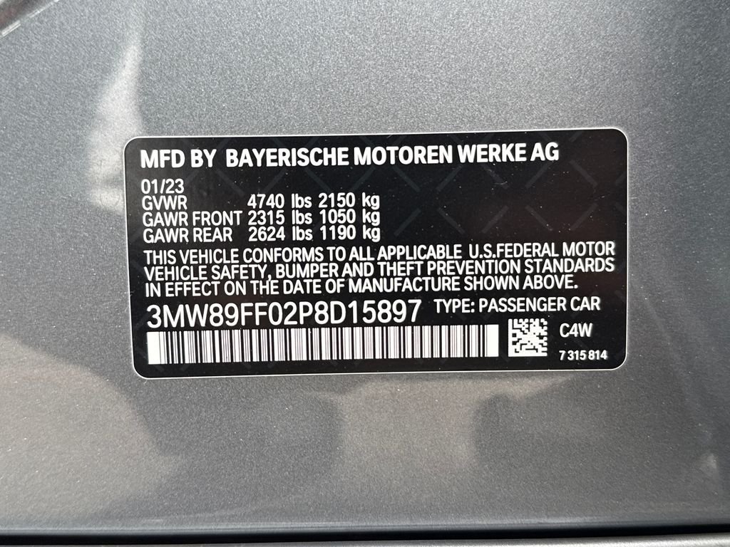 Used 2023 Gray Metallic BMW 330i xDrive image 32