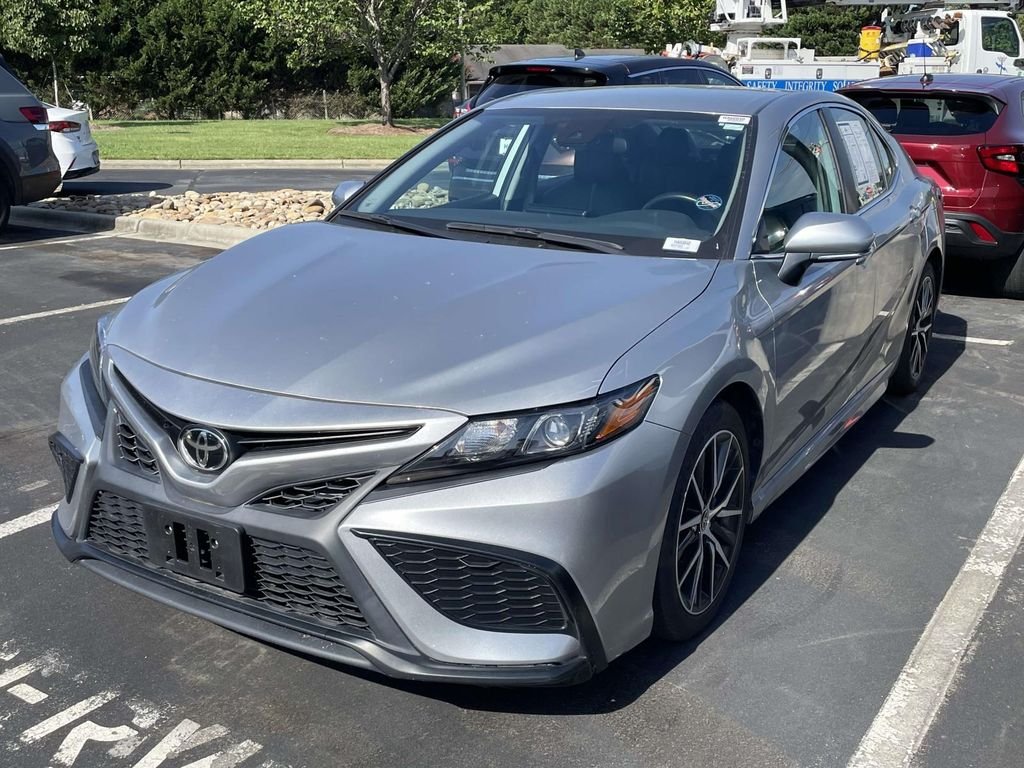 Used 2024 Celestial Silver Metallic Toyota SE image 3