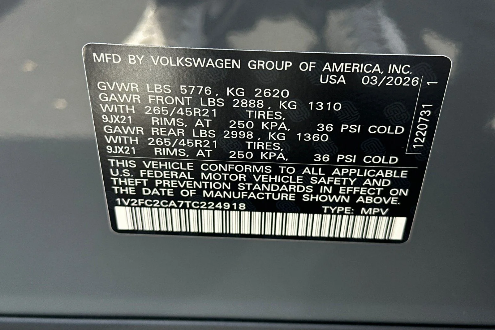 New 2026 Gray Volkswagen 2.0T SEL Premium R-Line image 24