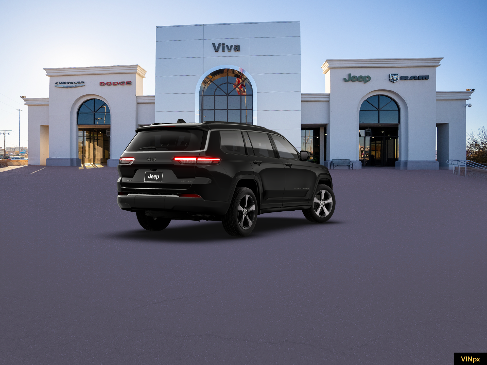 New 2026 Diamond Black Crystal Pearl-Coat Exterior Paint Jeep Limited image 7