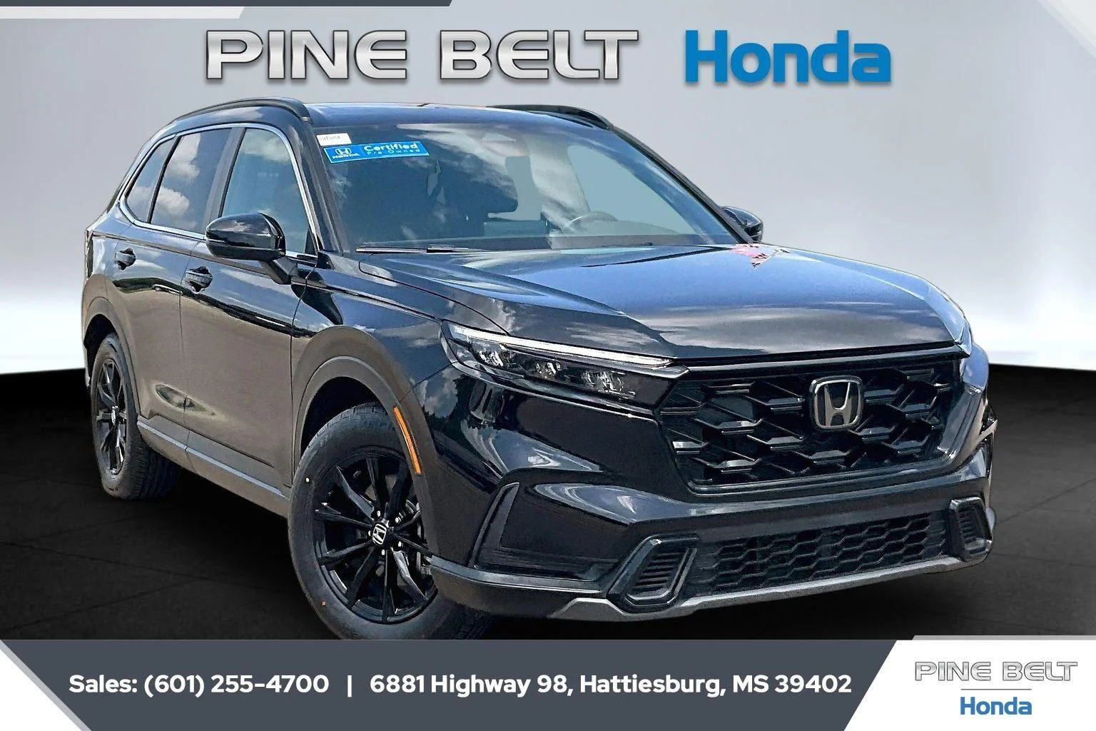 Used 2024 Crystal Black Pearl Honda Sport image 1