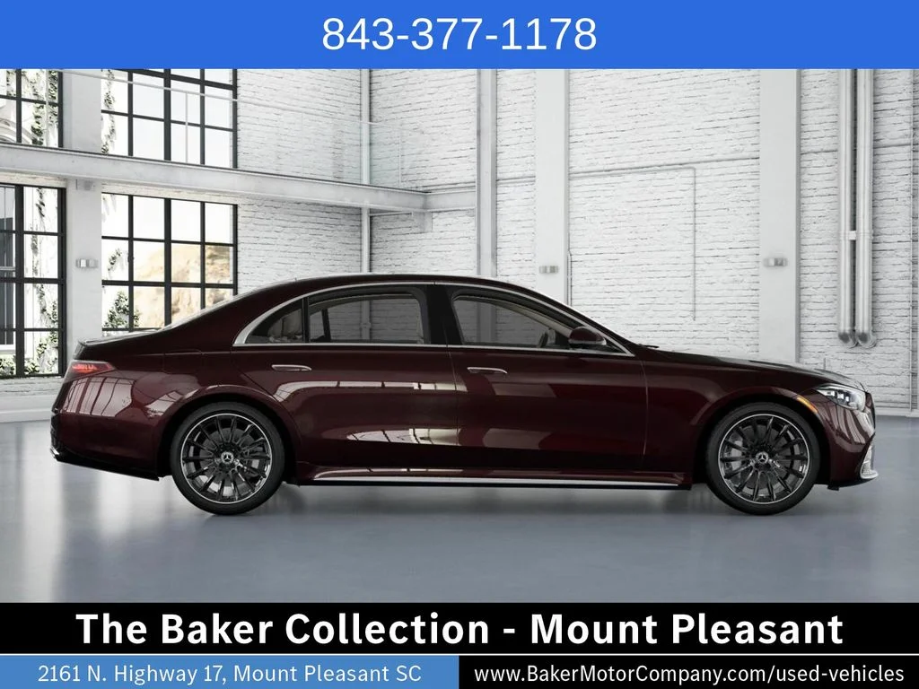 Used 2026 Rubellite Red Metallic Mercedes-Benz S 580 image 2