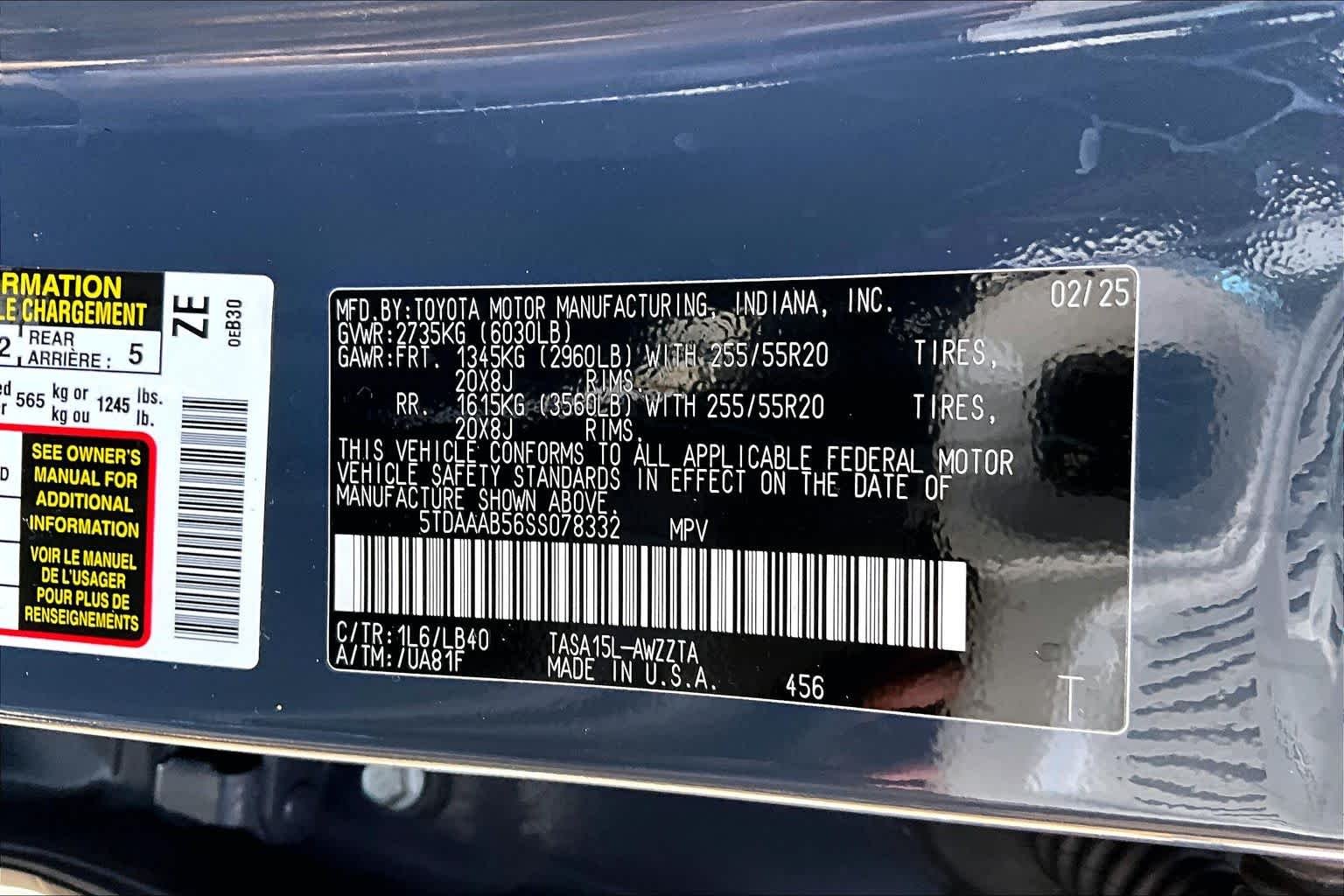 Used 2025 Storm Cloud Toyota Platinum image 37