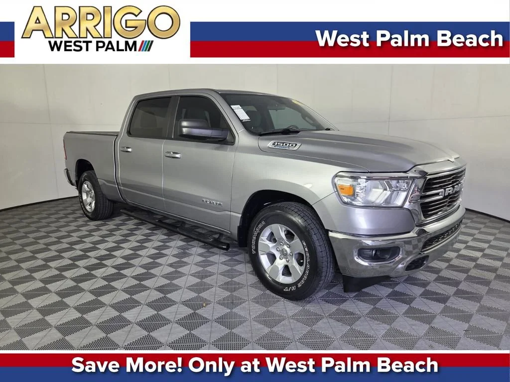 Used 2021 Billet Silver Metallic Clearcoat Ram Big Horn image 1
