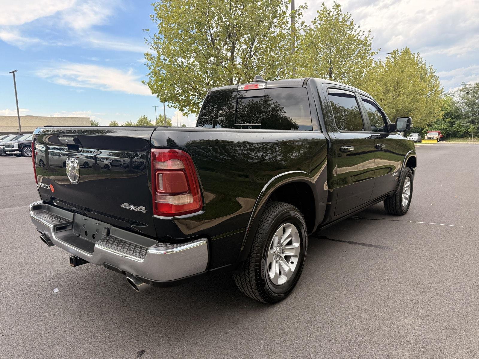 Used 2020 Diamond Black Crystal Pearlcoat Ram Laramie image 5