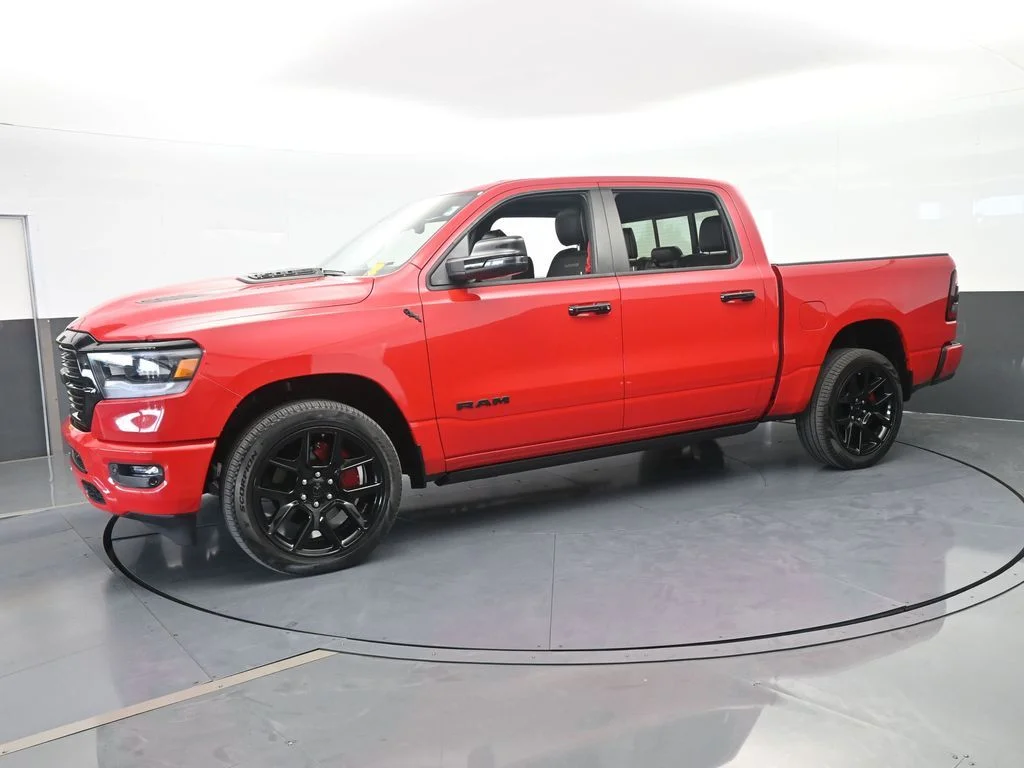 Used 2023 Flame Red Clearcoat Ram Laramie image 2