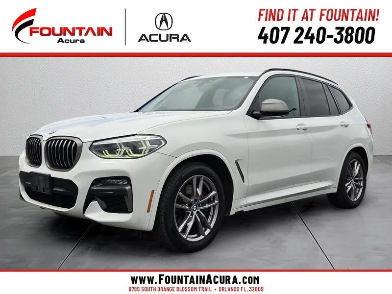 Used 2021 Alpine White BMW M40I SPORTS ACTIVITY VEHICLE image 1