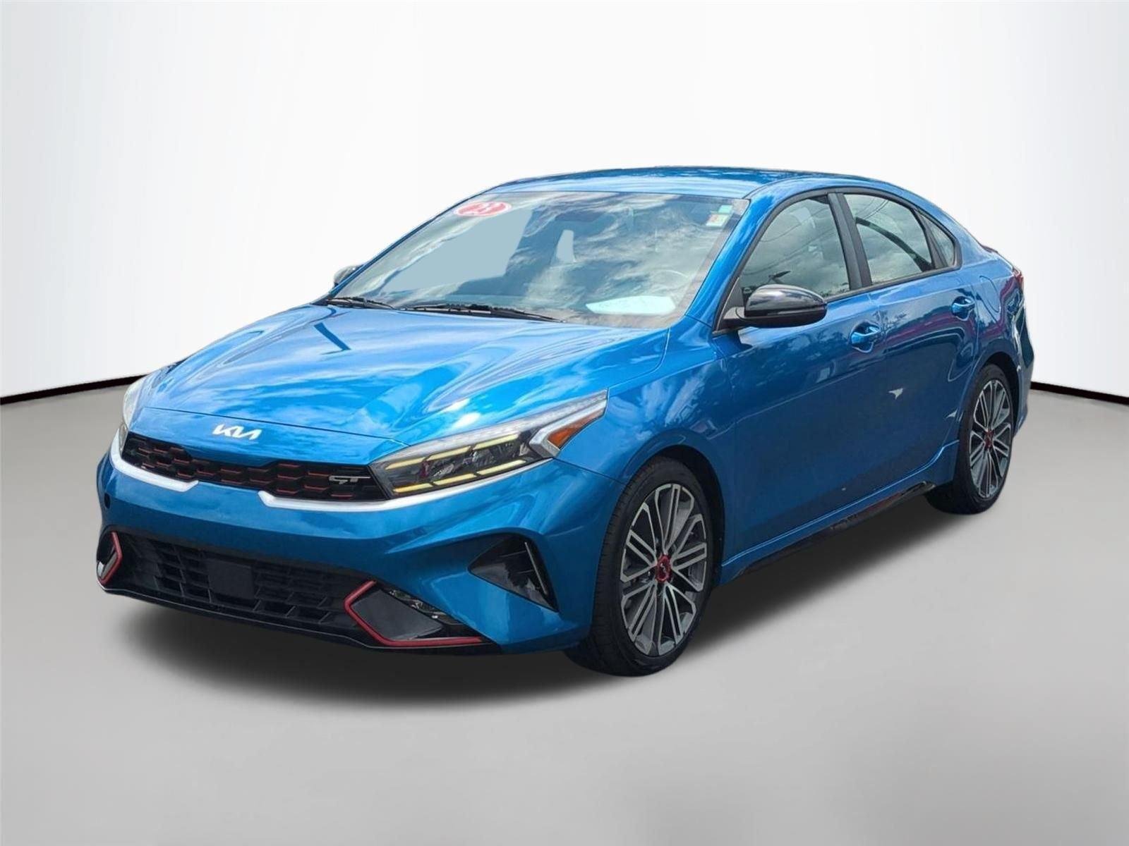 Used 2023 Sporty Blue Kia GT image 1