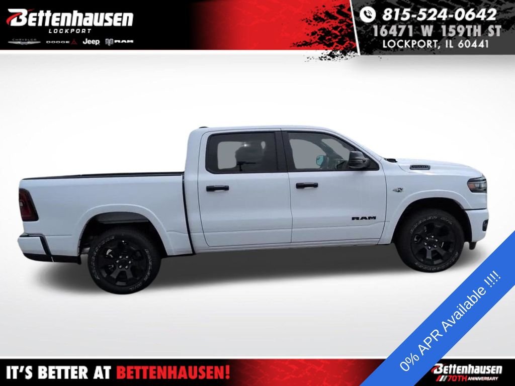 New 2026 Bright White Clear-Coat Exterior Paint RAM Big Horn image 3