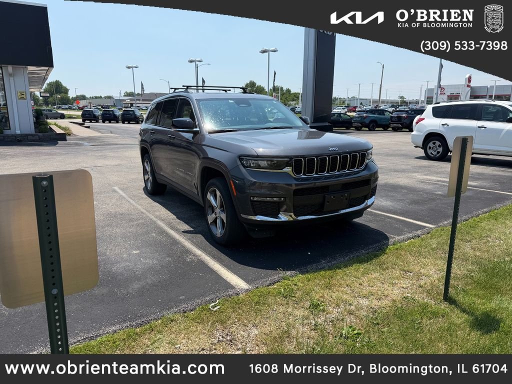 Used 2021 Gray Metallic Jeep Limited image 1