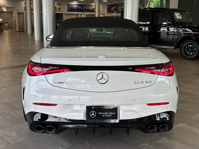 New 2026 MANUFAKTUR Moonlight White Metallic Mercedes-Benz AMG® CLE 53 4MATIC+ Cabriolet image 14