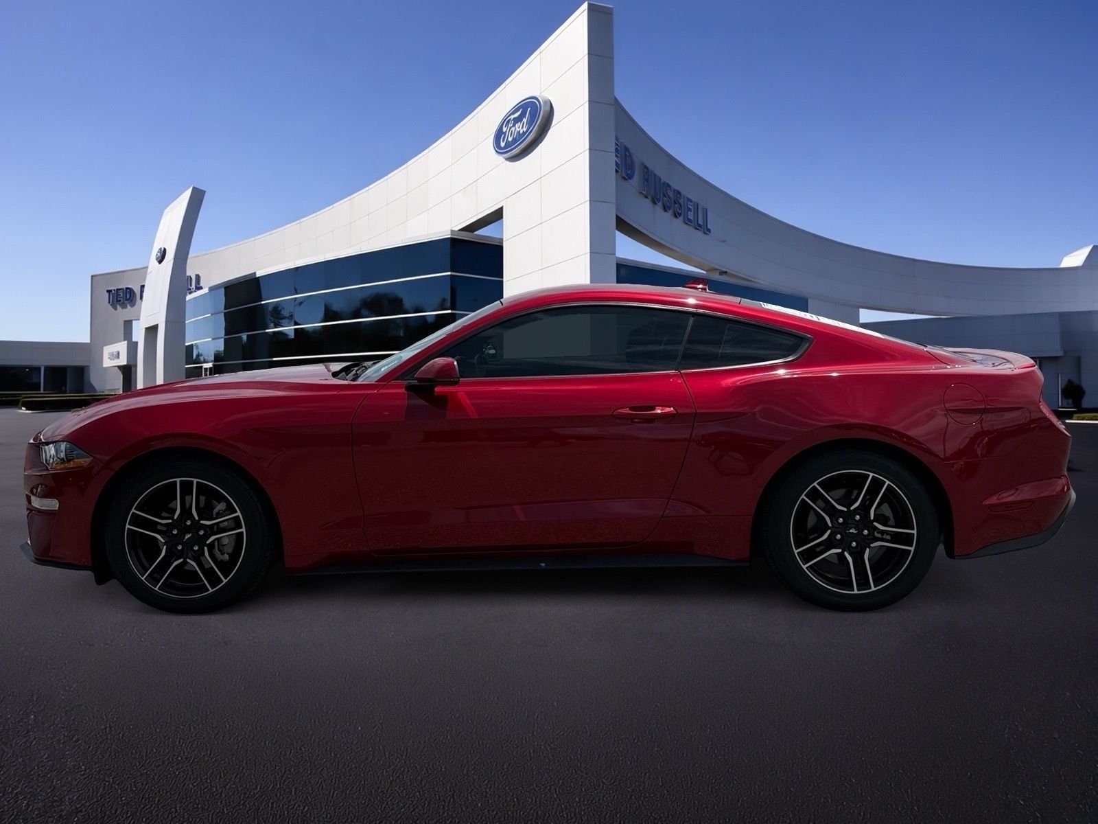 Certified Used 2022 Red Metallic Ford EcoBoost Premium image 3