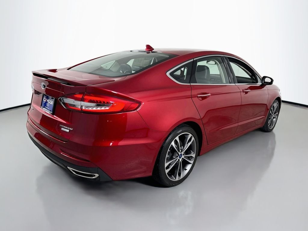 Used 2020 Rapid Red Metallic Tinted Clearcoat Ford Titanium image 7