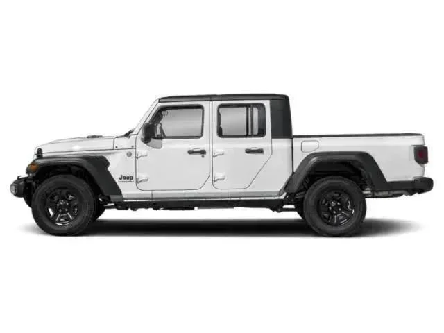 New 2025 Bright White Clear-Coat Exterior Paint Jeep Sport S image 3