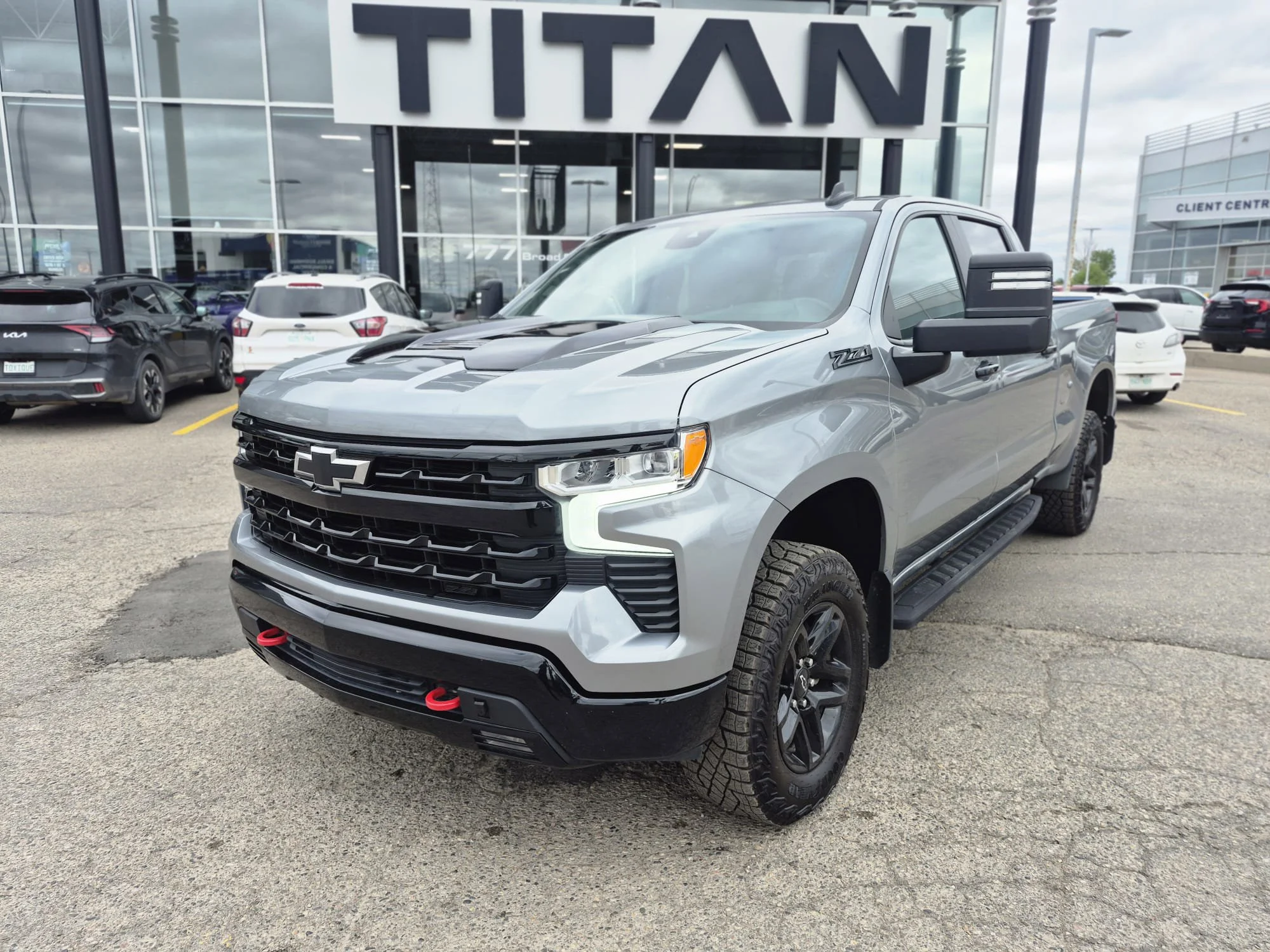 Certified Used 2024 Sterling Grey Metallic Chevrolet LT Trail Boss 4WD*5.3L V8 | Adaptive Cruise | Remote Start | Htd Seats & Wheel | 6ft Box | Tow Pkg image 3