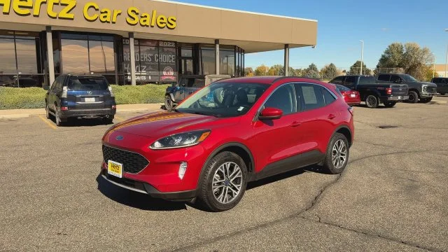 Used 2020 Red Ford SEL image 4