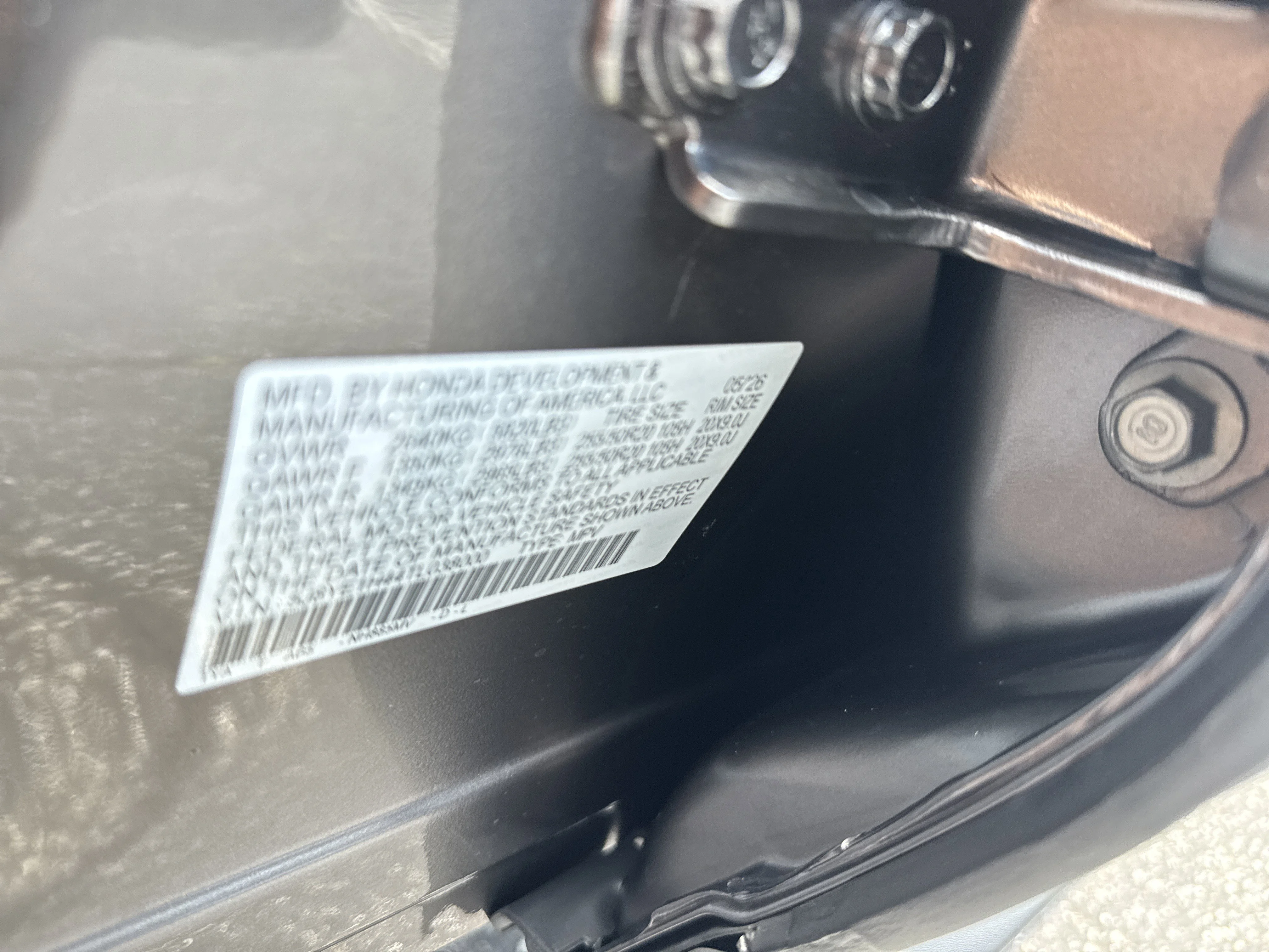 New 2026 Liquid Carbon Metallic Acura w/Technology Package image 35