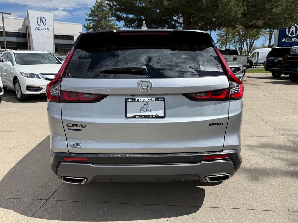 Certified Used 2026 Solar Silver Metallic Honda AWD Sport-L Hybrid image 7