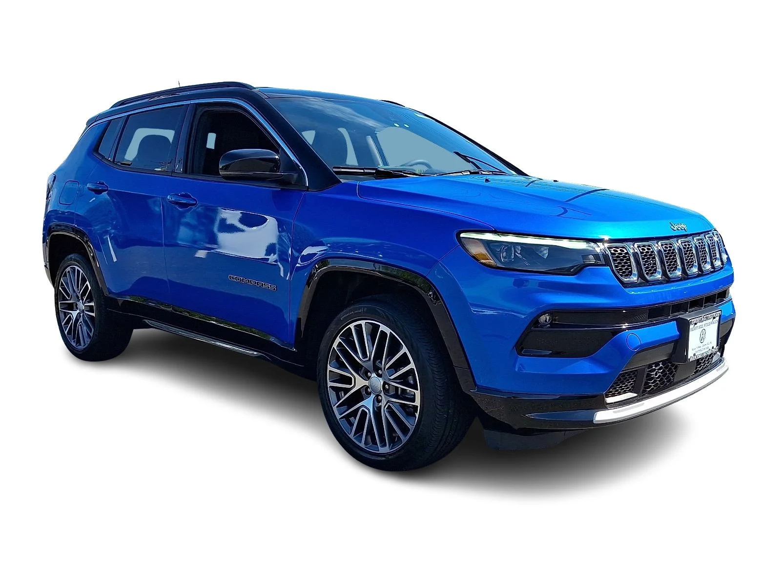 Used 2023 Laser Blue Pearlcoat Jeep Limited image 3