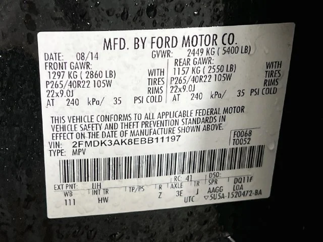Used 2014 Black Ford Sport image 11