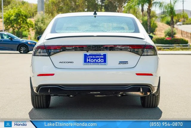 New 2026 Platinum White Pearl Honda Sport-L Hybrid image 9