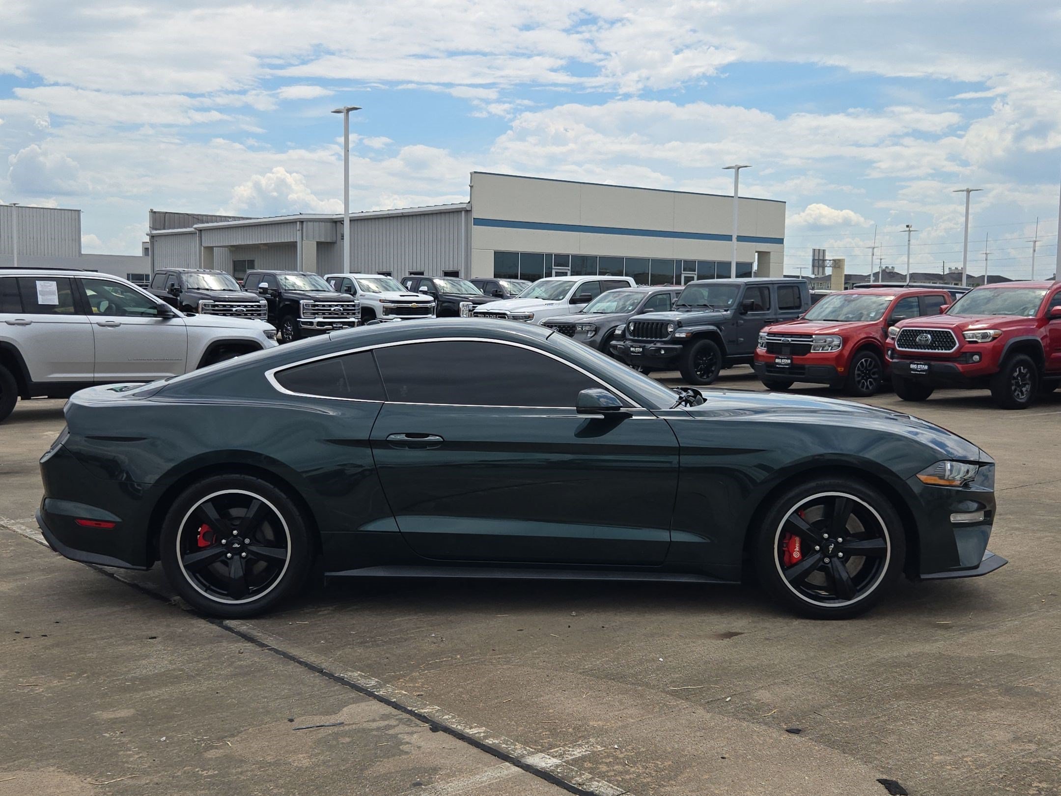 Used 2019 Dark Highland Green Metallic Ford Bullitt image 2