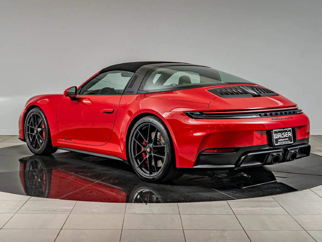 Used 2026 Carmine Red Porsche Targa 4 GTS image 3