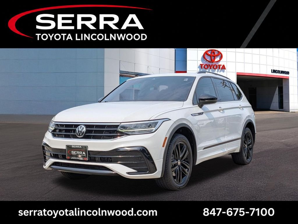 Used 2022 White Volkswagen 2.0T SE R-Line Black image 1