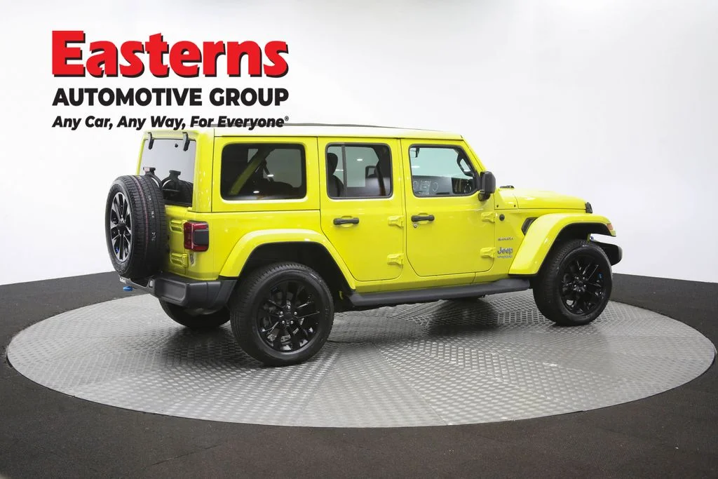 Used 2022 Yellow Jeep Unlimited Sahara 4xe image 43