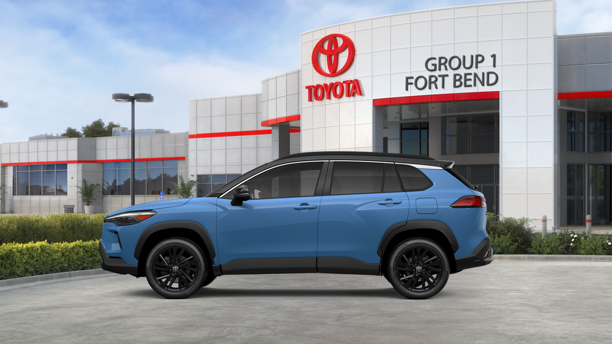 New 2026 Cavalry Blue with Jet Black roof Toyota Hybrid XSE image 4