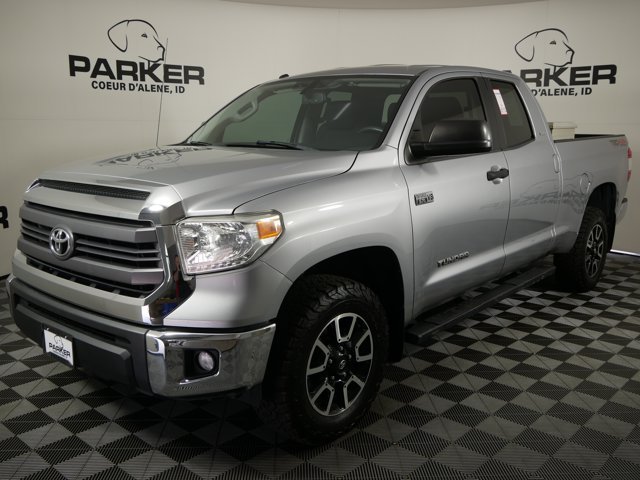 Used 2014 Silver Sky Metallic Toyota Crew Cab SR5 w/ TRD Off-Road Pkg & Upgrade Pkg image 1