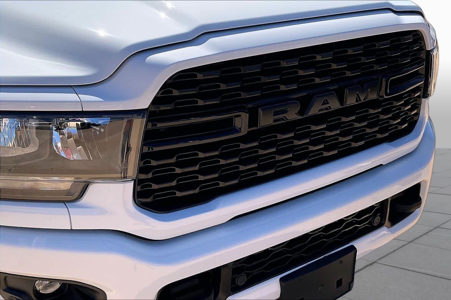 Used 2022 Bright White Clearcoat Ram Big Horn image 28